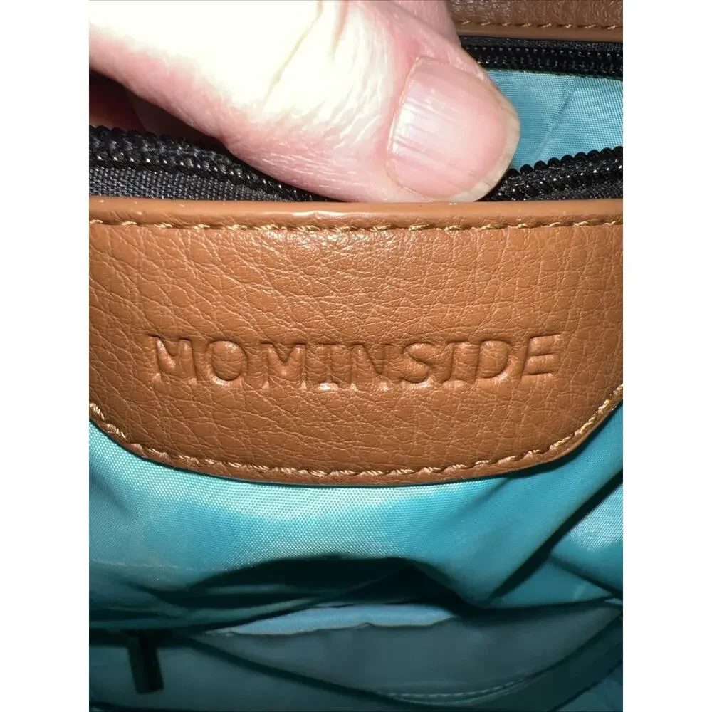 MOMINSIDE Diaper Bag Backpack, Diaper Bags Baby Diaper Bag 13 Pockets Leather...